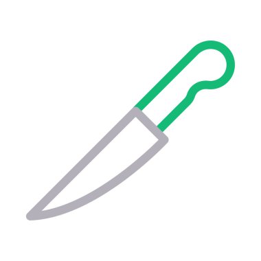 vektör renk çizgi simgesini kes