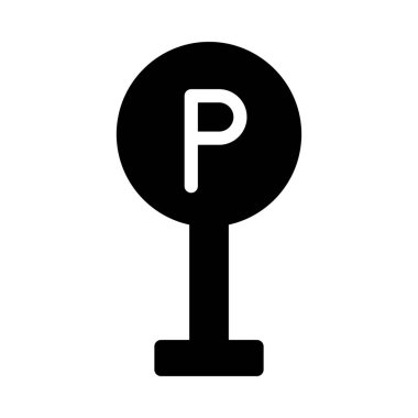 işaret vektörü düz simgesini imzala