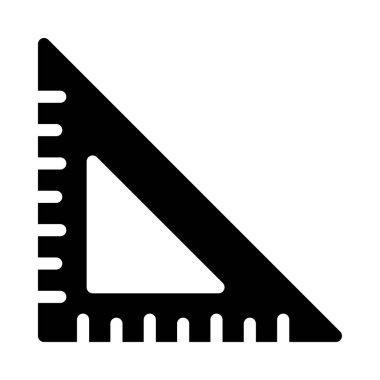 Geometri vektörü düz simge