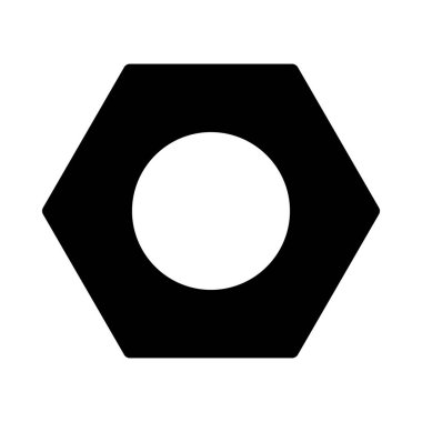 fındık vektörü düz simgesi