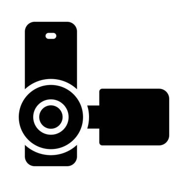 DSLR vektör düz simge