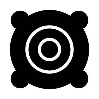 hoparlör vektör düz simgesi