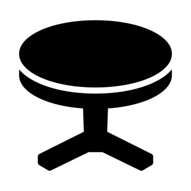 iç vektör glyph düz simgesi