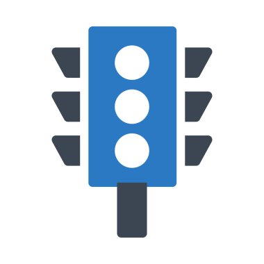 Sinyal vektörü renk simgesi