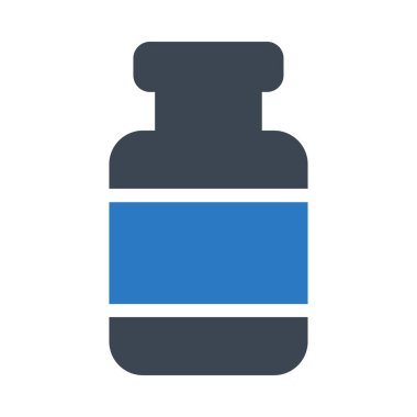 Enjeksiyon vektörü renk simgesi