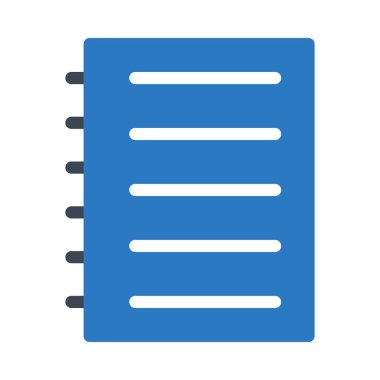 notepad vektör renk simgesi