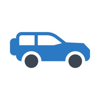 araç vektör renk simgesi