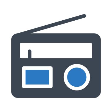 Fm vektör renk simgesi