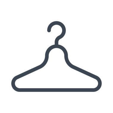 Kumaş vektörü ince çizgi simgesi