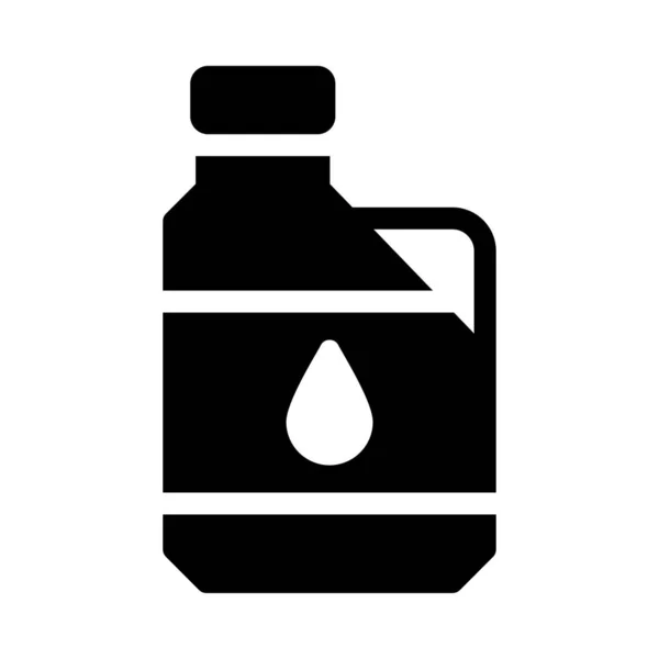 Petrol Vetor Glyph Flat Icon — Stok Vektör