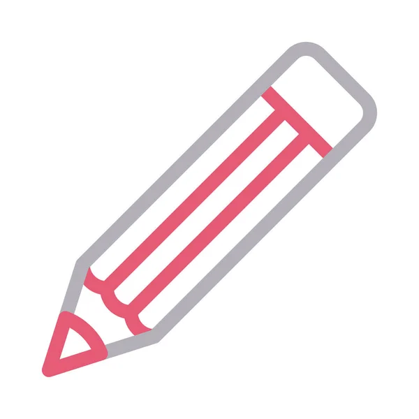 Write Vector Color Line Icon — Stock Vector