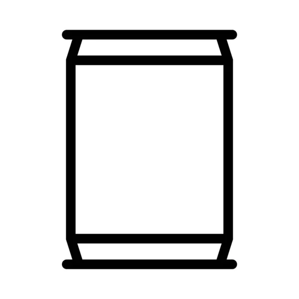 Beverage Vector Thin Line Icon — Stock Vector