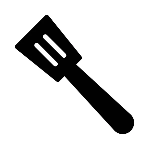 Utensils Vector Glyph Flat Icon — Stock Vector