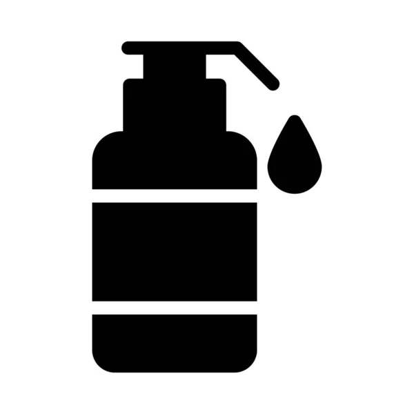 Soap Vector Glyph Flat Icon — Stock Vector