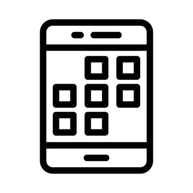 applications  vector thin line icon