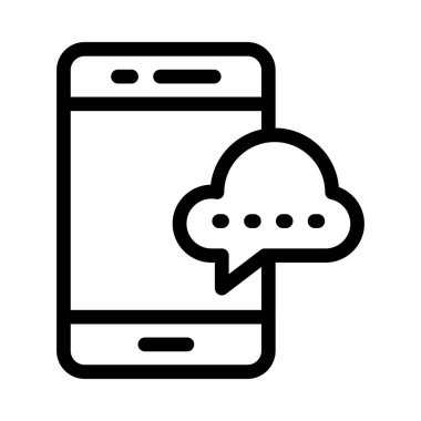 metin vektörü ince çizgi simgesi