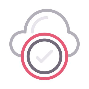 vektör renk çizgisi simgesini kontrol et