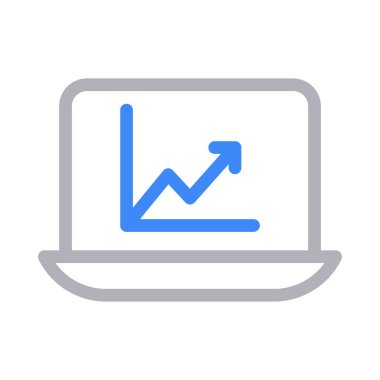 Vektör renk çizgisi simgesini arttır