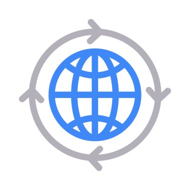 Vektör renk çizgisi simgesini yeniden yükle