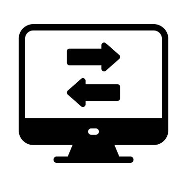 değişken vektör düz simgesi