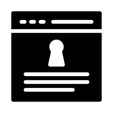 İnternet vektör simgesi düz simgesi