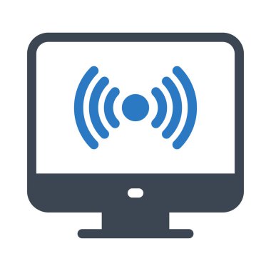 bağlantı vektörü renk simgesi