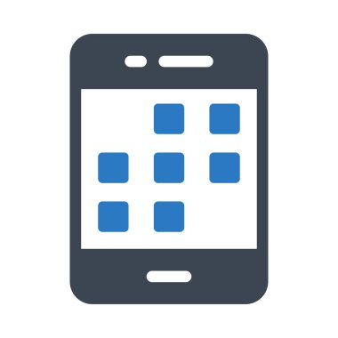 uygulamalar vektör renk simgesi