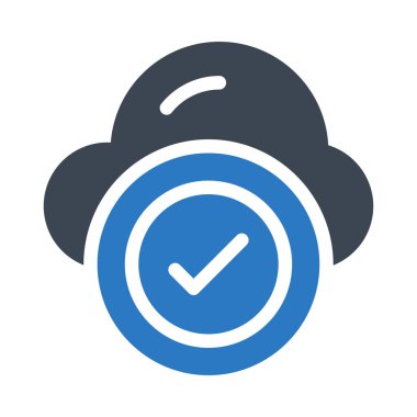 vektör kabartma renk simgesini kontrol et