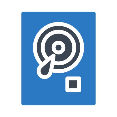 depolama vektörü renk simgesi