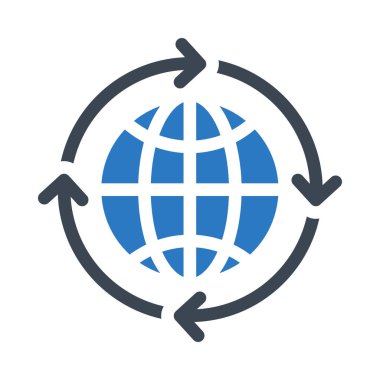 Vektör kabartma renk simgesini yeniden yükle