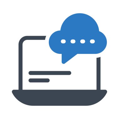 ileti vektör renk simgesi