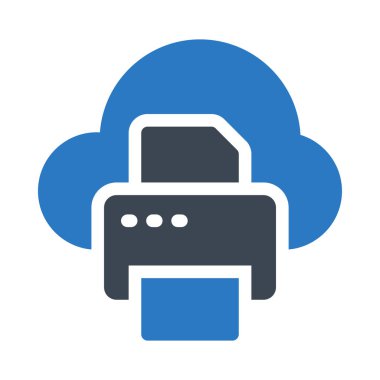 bulut vektörü renk simgesi