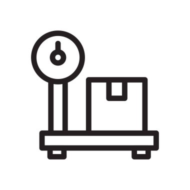 Ölçeklendirme vektörü ince çizgi simgesi