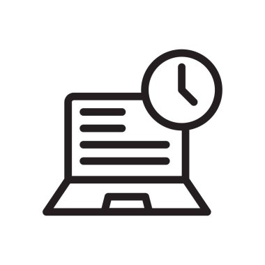 hızlı vektör ince çizgi simgesi