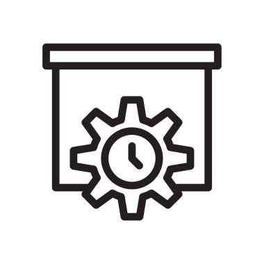 hızlı vektör ince çizgi simgesi