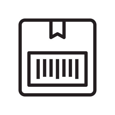 parsel vektör ince çizgi simgesi