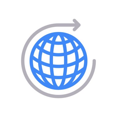 çevrimiçi vektör renk çizgisi simgesi