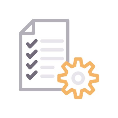 dosya vektör renk çizgisi simgesi