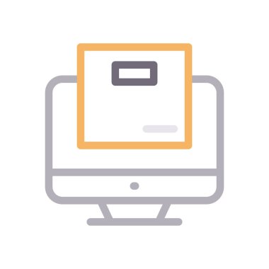 çevrimiçi vektör renk çizgisi simgesi