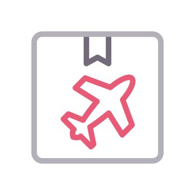 parsel vektör renk çizgisi simgesi