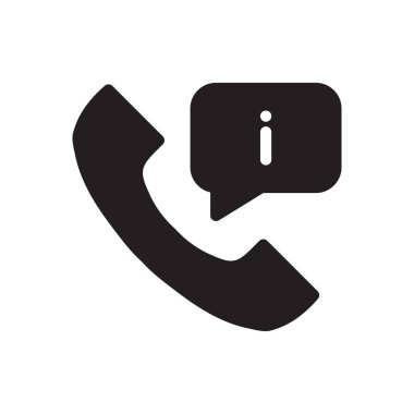 telefon vektörü simgesi düz simgesi