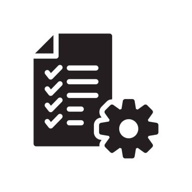 dosya vektörü glyph düz simgesi