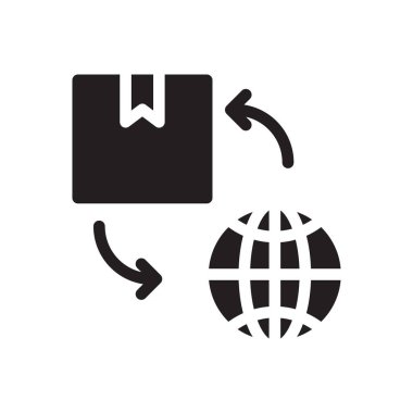 taşıyıcı vektör düz simge