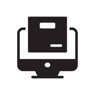 çevrimiçi vektör düz simgesi