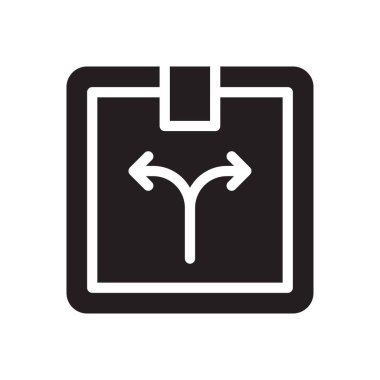 taşıyıcı vektör düz simge