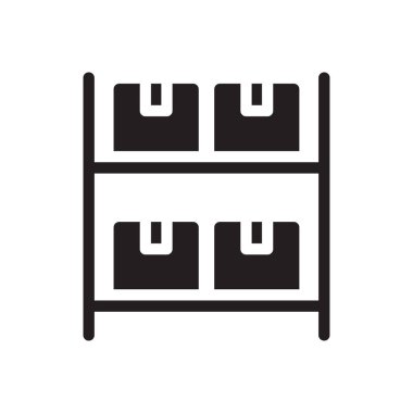 taşıyıcı vektör düz simge