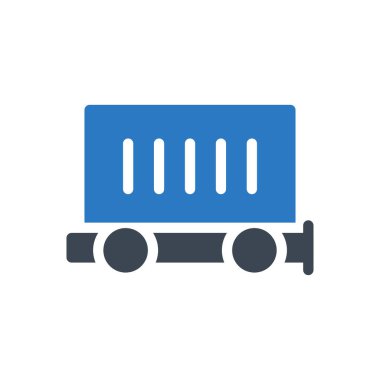 kamyon vektör renk simgesi