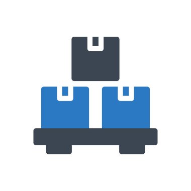 paket vektör renk simgesi