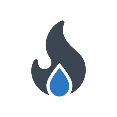 ateş vektörü renk simgesini ateşle