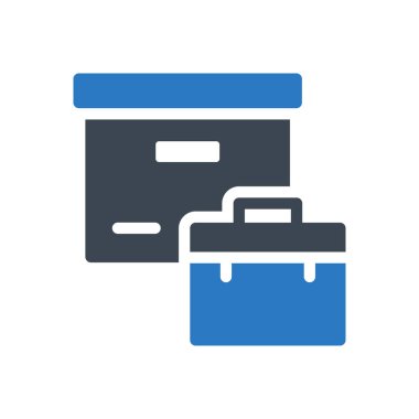 kutu vektör renk simgesi